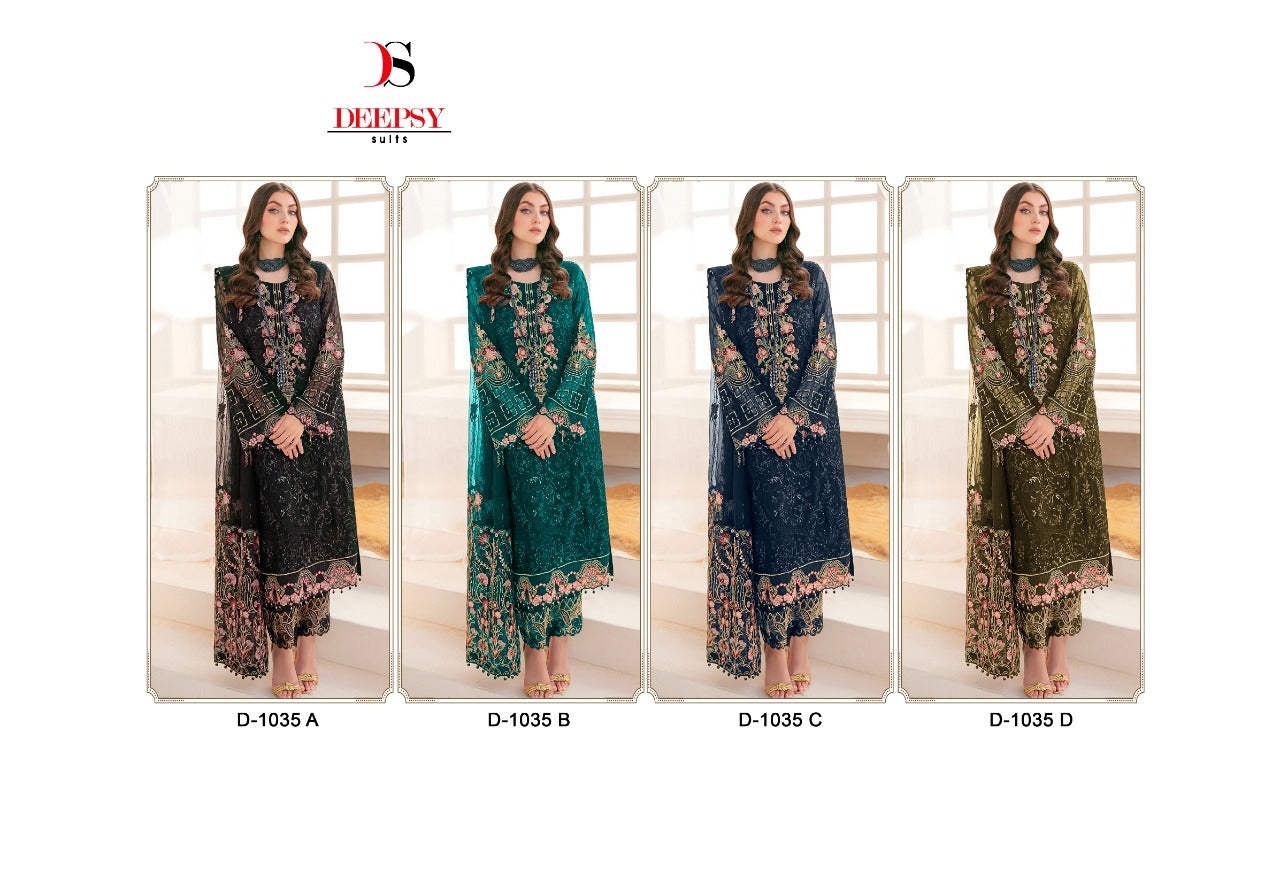 Deepsy Georgette With Embroidery Suit Anant Tex Exports Private Limited