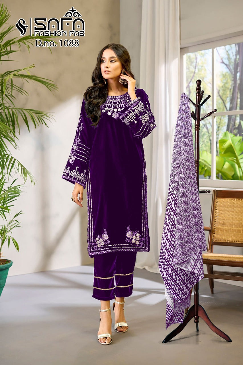 SAFA FASHION FANCY SALWAR SUIT D.NO.1088 Anant Tex Exports Private Limited