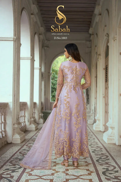 SABAH RUKSAAR DESIGNER LEHENGA SERIES 1001 TO 1004 Anant Tex Exports Private Limited