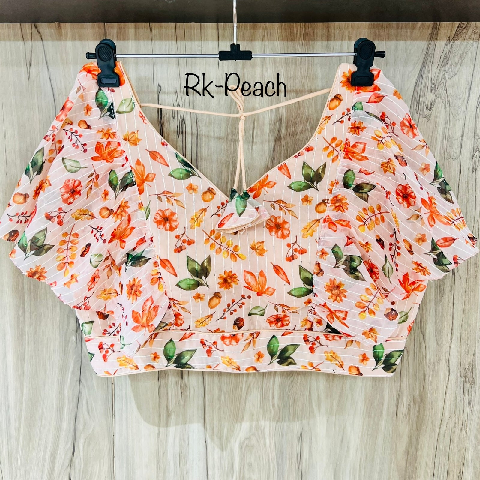 DIGITAL PRINT RUFFLE BLOUSE Anant Tex Exports Private Limited