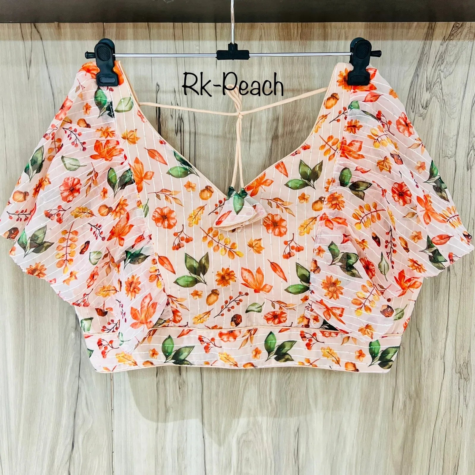 DIGITAL PRINT RUFFLE BLOUSE Anant Tex Exports Private Limited