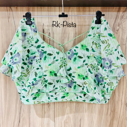DIGITAL PRINT RUFFLE BLOUSE Anant Tex Exports Private Limited