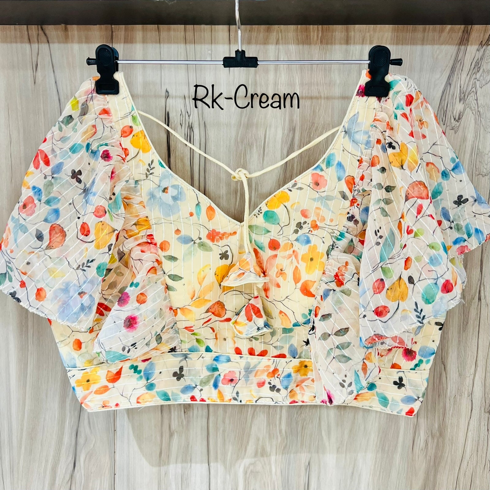 DIGITAL PRINT RUFFLE BLOUSE Anant Tex Exports Private Limited