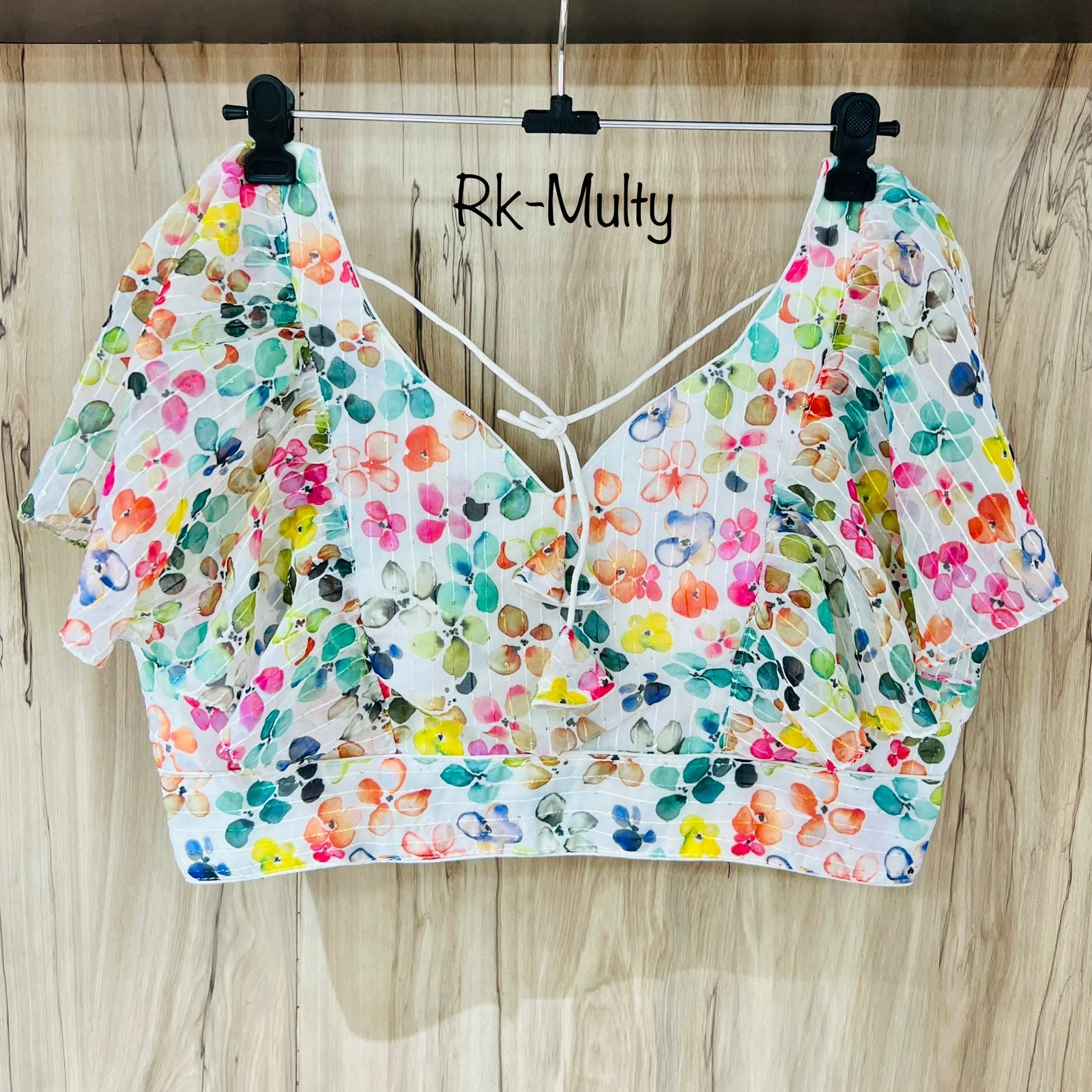 DIGITAL PRINT RUFFLE BLOUSE Anant Tex Exports Private Limited