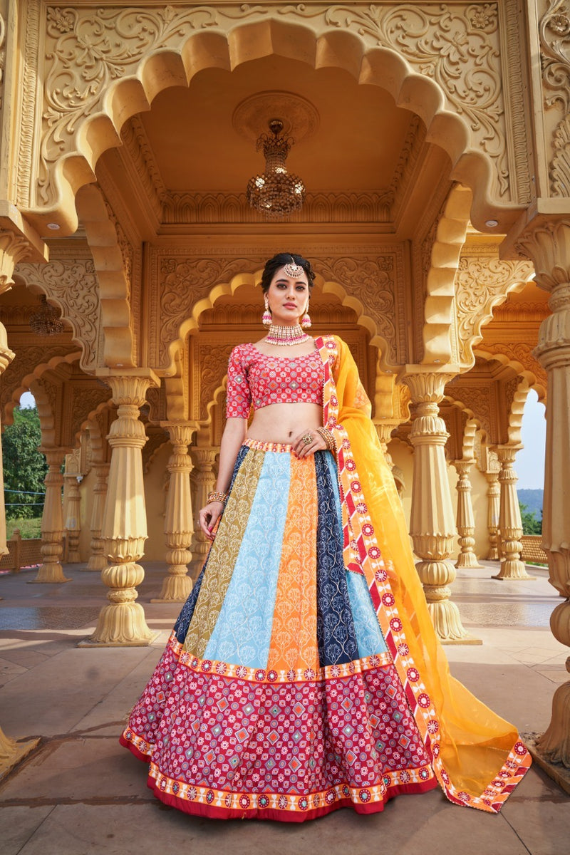 PARTHEE DESIGNER VAISHALI SILK PRINTED LEHENGA CHOLI Anant Tex Exports Private Limited