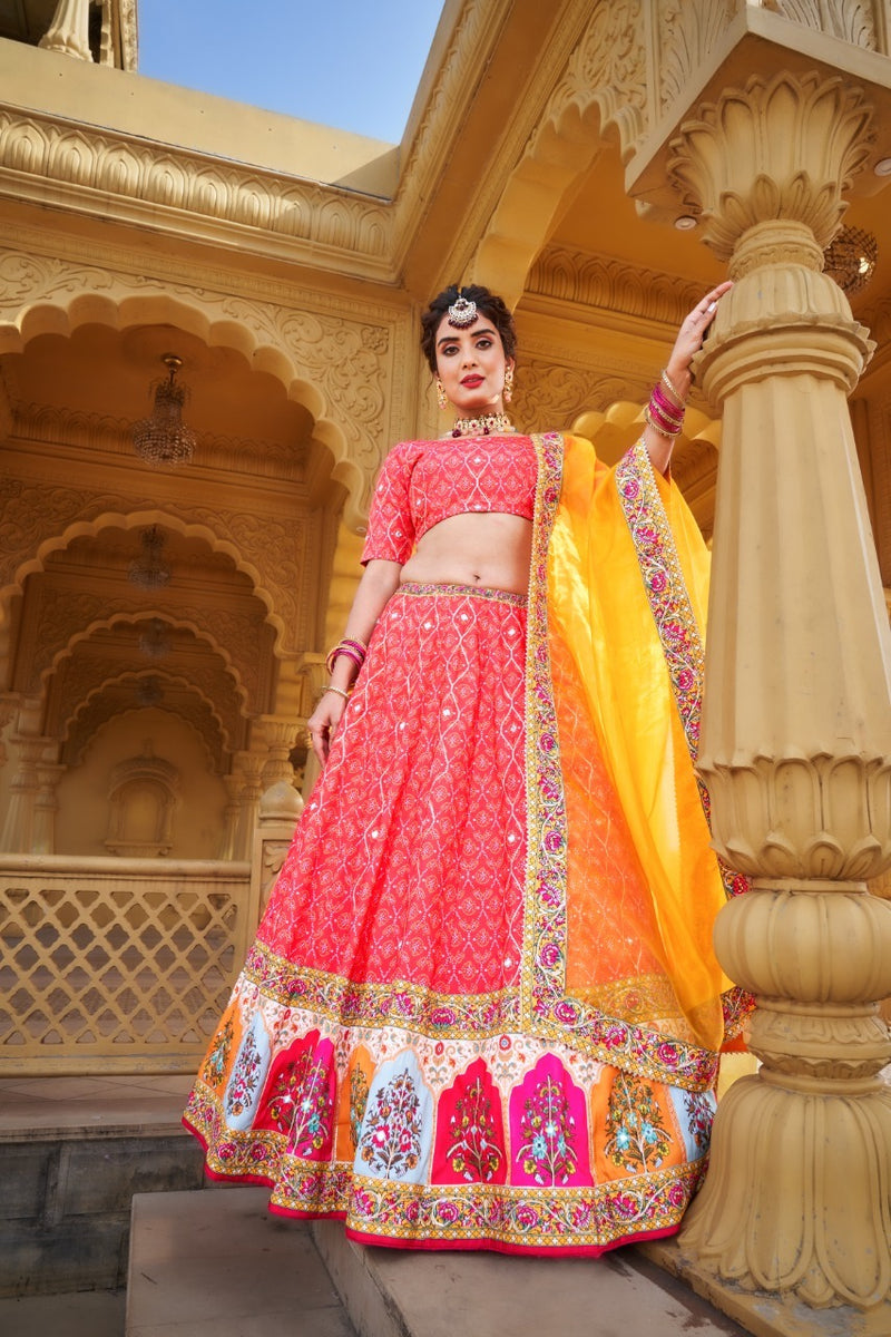 PARTHEE DESIGNER VAISHALI SILK PRINTED LEHENGA CHOLI Anant Tex Exports Private Limited