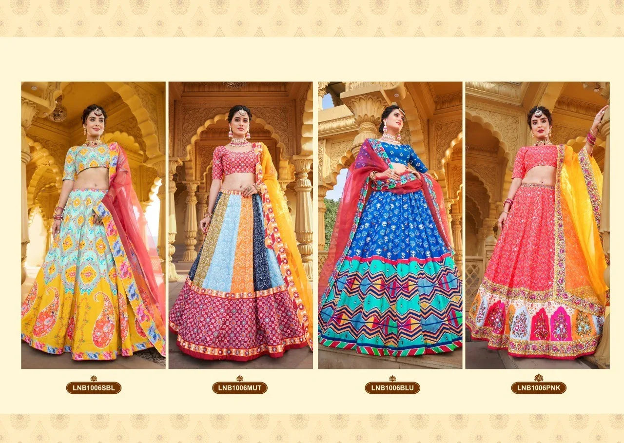 PARTHEE DESIGNER VAISHALI SILK PRINTED LEHENGA CHOLI Anant Tex Exports Private Limited