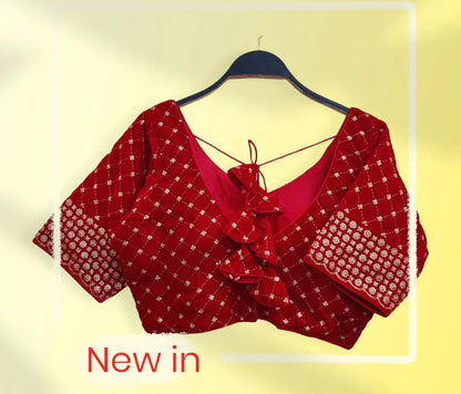 PARTY WEAR VELVET 9 BLOUSE Anant Tex Exports Private Limited