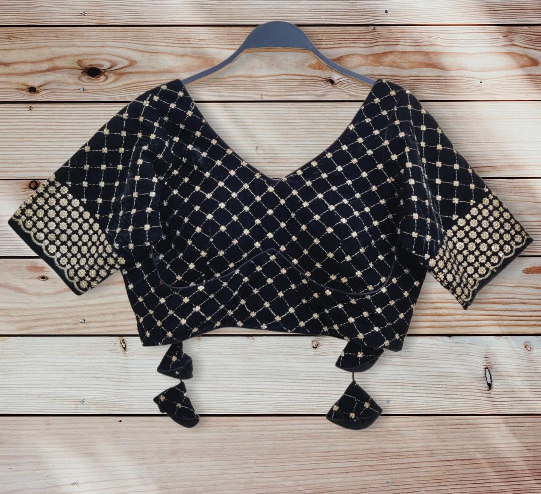 PARTY WEAR VELVET 9 BLOUSE Anant Tex Exports Private Limited