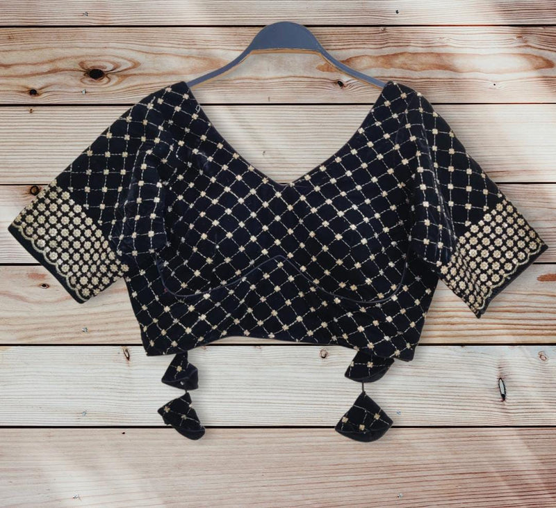 PARTY WEAR VELVET 9 BLOUSE Anant Tex Exports Private Limited