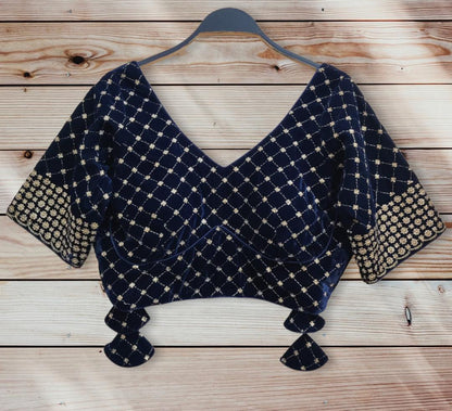 PARTY WEAR VELVET 9 BLOUSE Anant Tex Exports Private Limited
