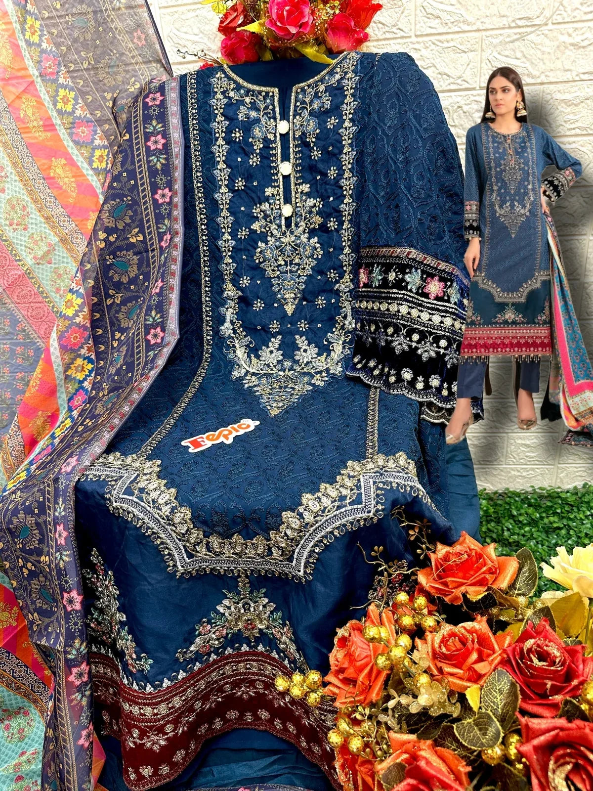 FEPIC ROSEMEEN D 1521 SALWAR SUIT Anant Tex Exports Private Limited