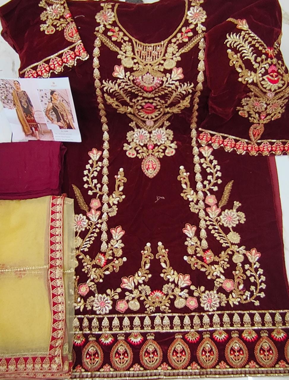 DEEPSY SUITS D.NO: 1046 VELVET SUIT Anant Tex Exports Private Limited