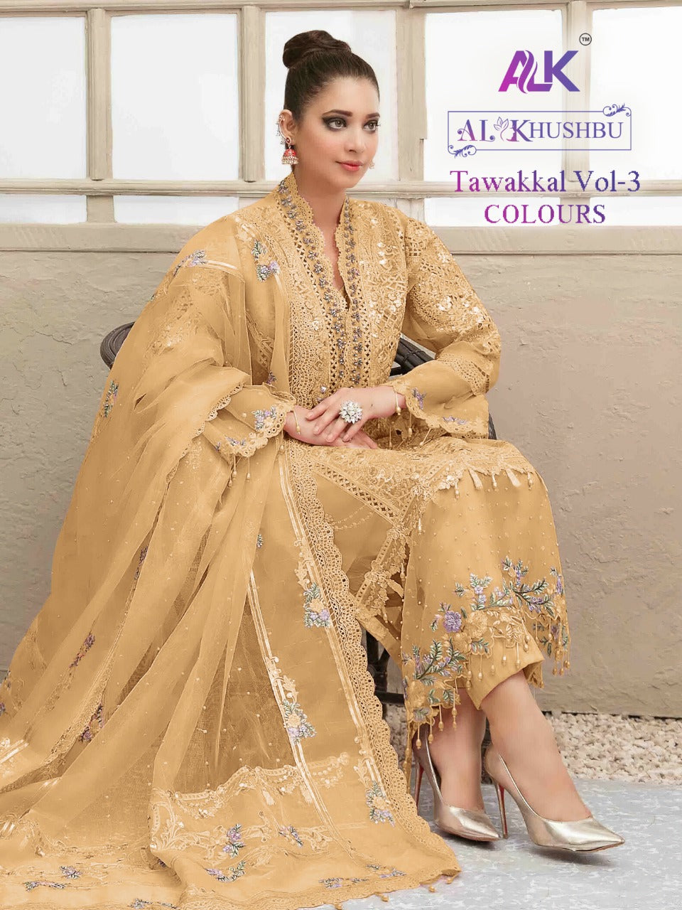 AL KHUSHBU TAWAKKAL VOL-3 DNO-3028 SALWAR SUIT Anant Tex Exports Private Limited