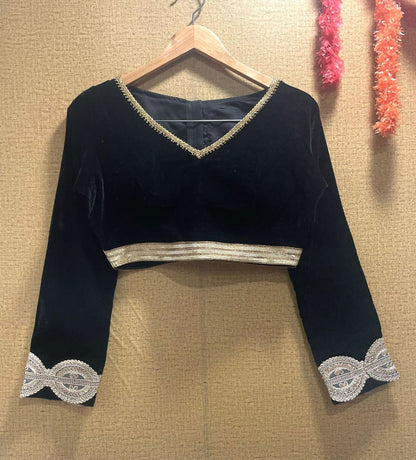 Designer Velvet Blouse Anant Tex Exports Private Limited