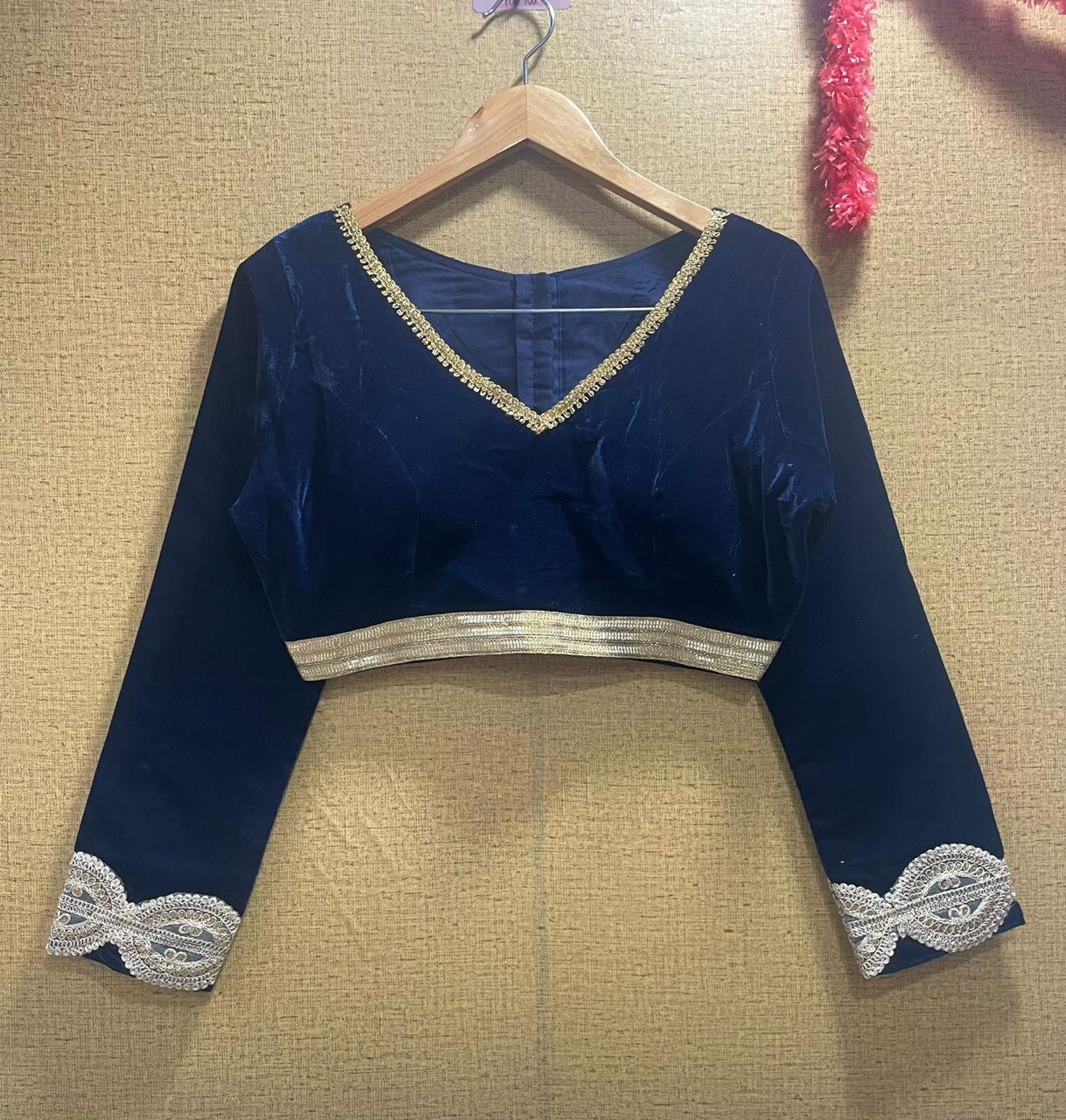 Designer Velvet Blouse Anant Tex Exports Private Limited