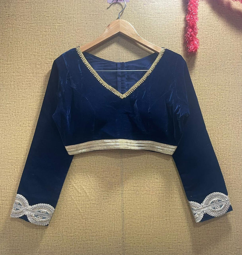 Designer Velvet Blouse Anant Tex Exports Private Limited