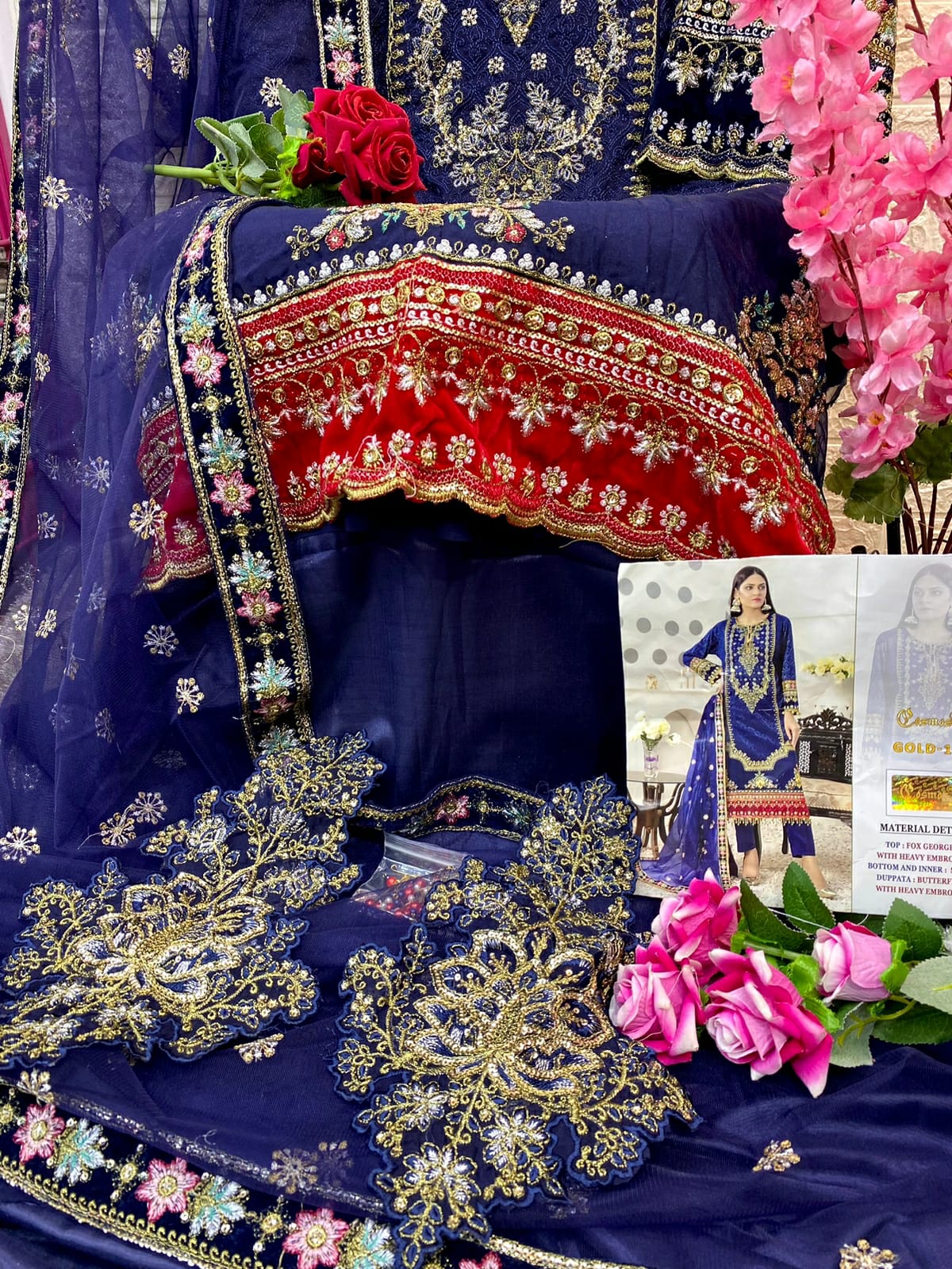 PARTY WEAR DESIGNER SUIT Anant Tex Exports Private Limited