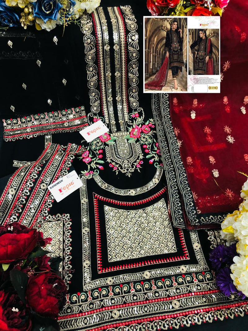 FEPIC ROSEMEEN D-5198 DESIGNER SUIT Anant Tex Exports Private Limited