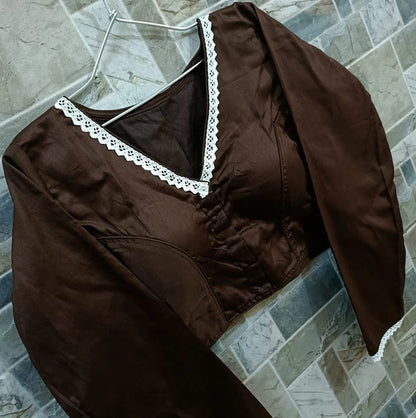 TANYA-3 COTTON SILK BLOUSE Anant Tex Exports Private Limited