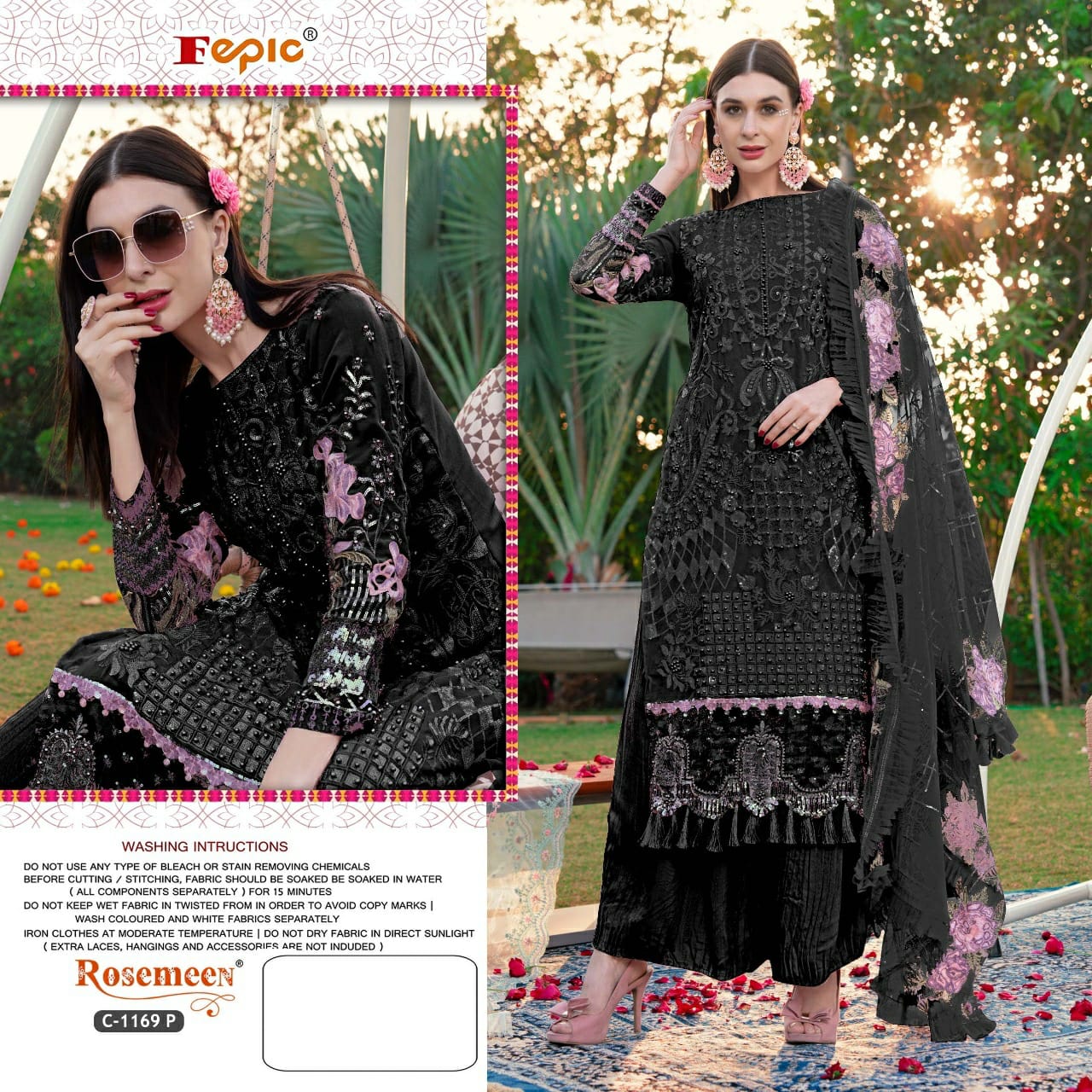 FEPIC ROSEMEEN D.NO C-1169 DESIGNER SUIT Anant Tex Exports Private Limited