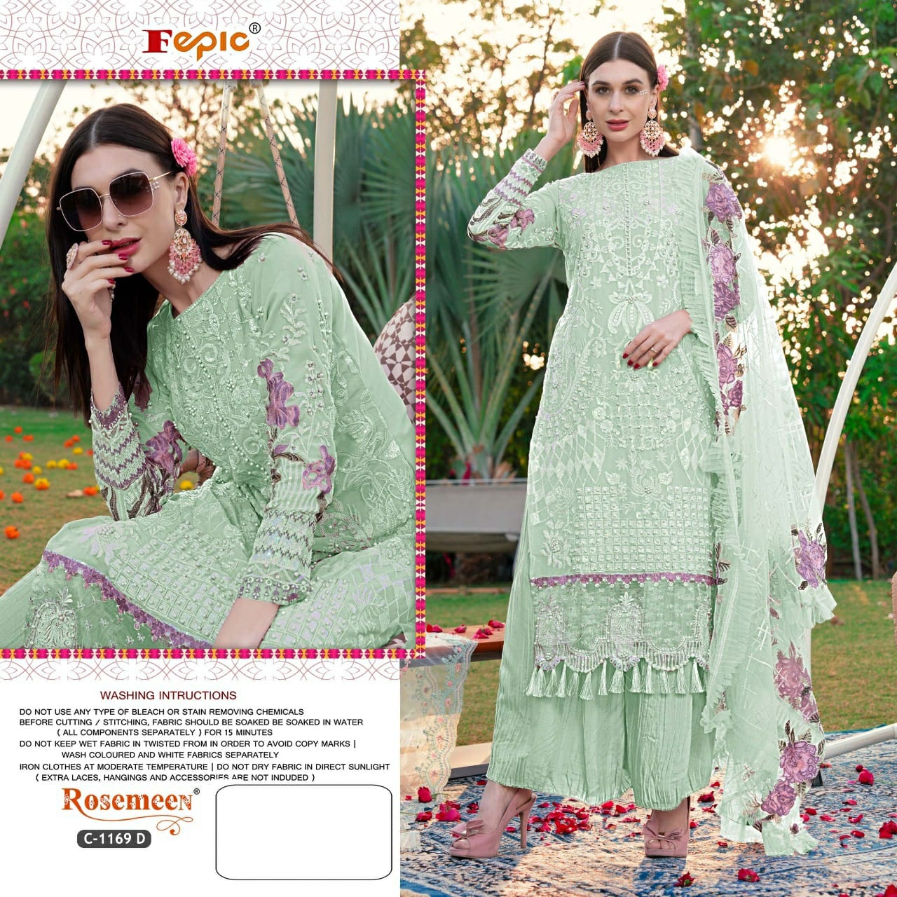 FEPIC ROSEMEEN D.NO C-1169 DESIGNER SUIT Anant Tex Exports Private Limited
