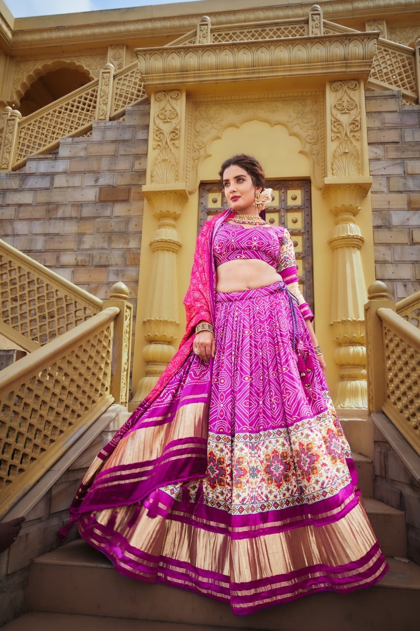 Gaji Lehenga Choli