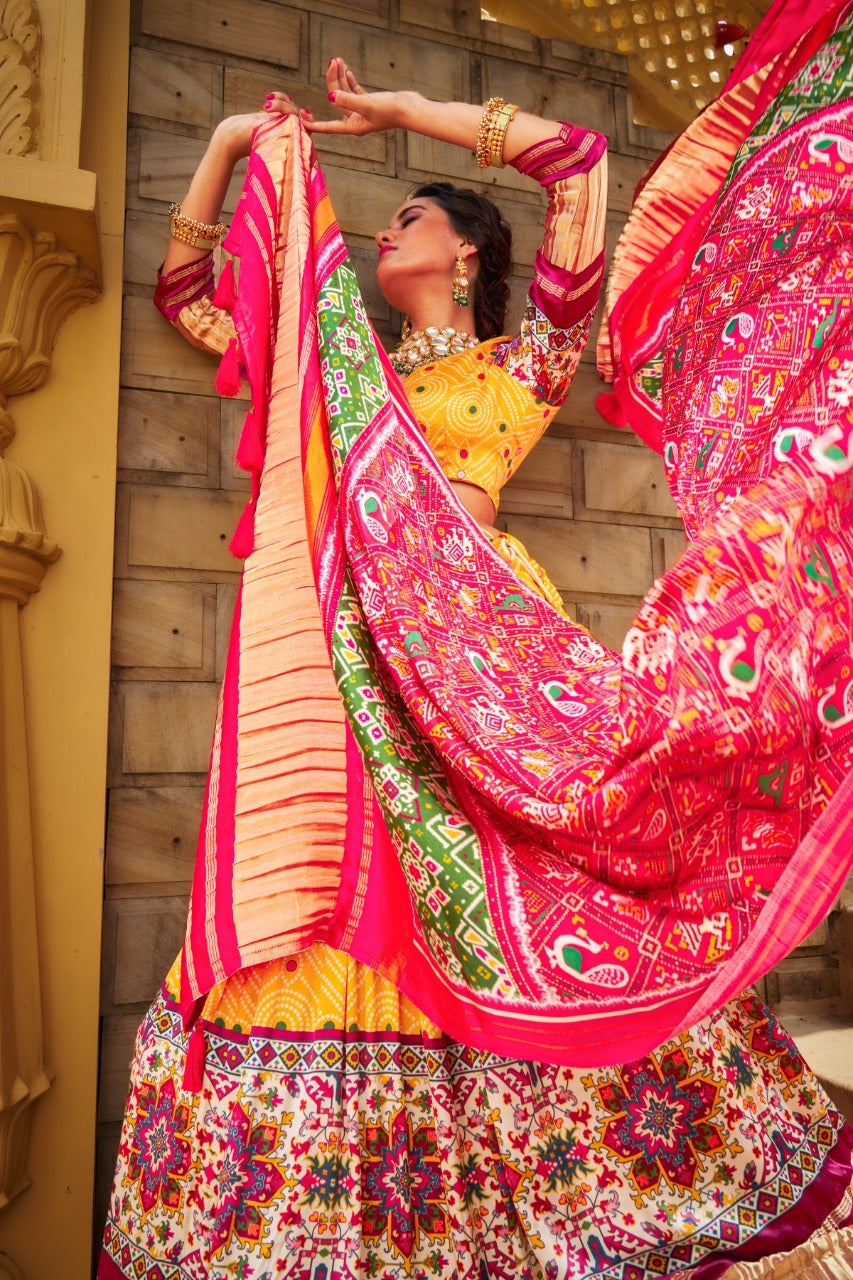Gaji Lehenga Choli