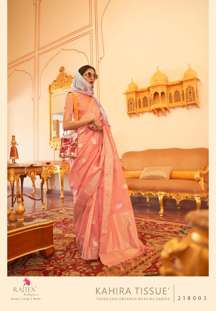 RajTex Kahira Tissue Silk Saree Anant Tex Exports Private Limited