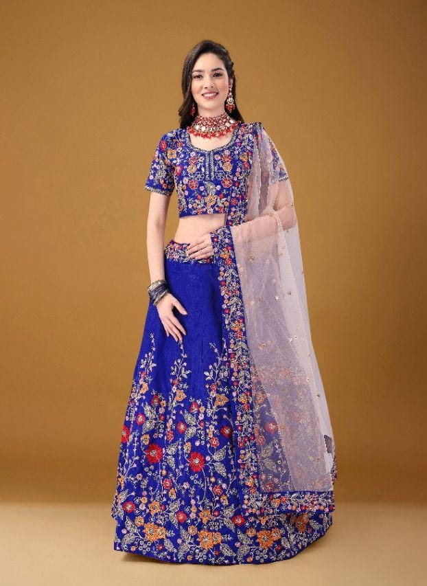 BIVA-MONALISAA VOL-1 11001 TO 11007 SERIES LEHENGA Anant Tex Exports Private Limited