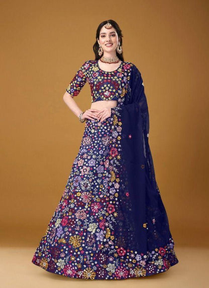 BIVA-MONALISAA VOL-1 11001 TO 11007 SERIES LEHENGA Anant Tex Exports Private Limited