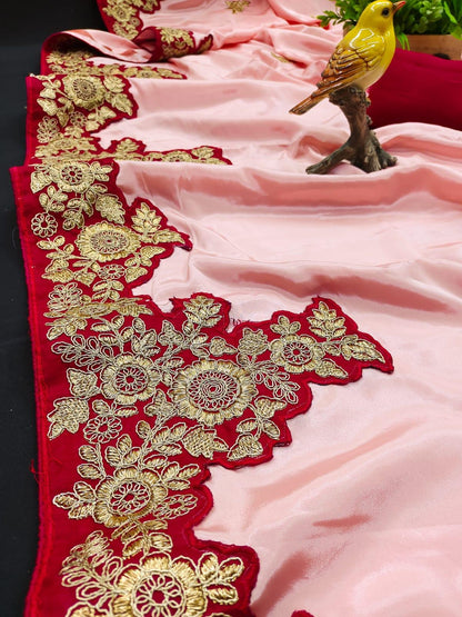 PARTY WEAR EMBROIDERED SAREE Anant Tex Exports Private Limited