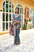 Premium Linen Silk Saree Anant Tex Exports Private Limited