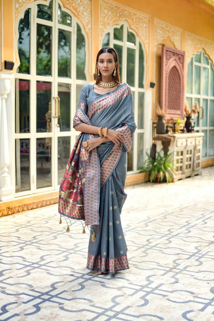 Premium Linen Silk Saree Anant Tex Exports Private Limited