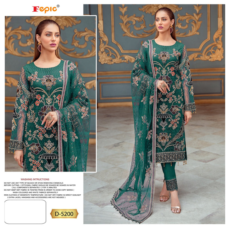 FEPIC ROSEMEEN D.NO-5200 DESIGNER SUIT Anant Tex Exports Private Limited