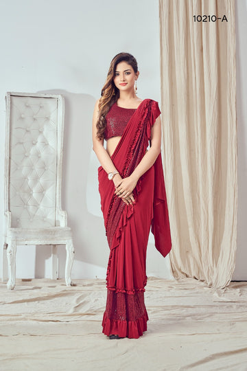 Ready To Wear Sarees D.no.10210 Anant Tex Exports Private Limited