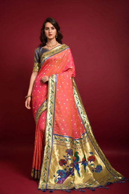PARTY WEAR PURE PAITHANI SAREE Anant Tex Exports Private Limited