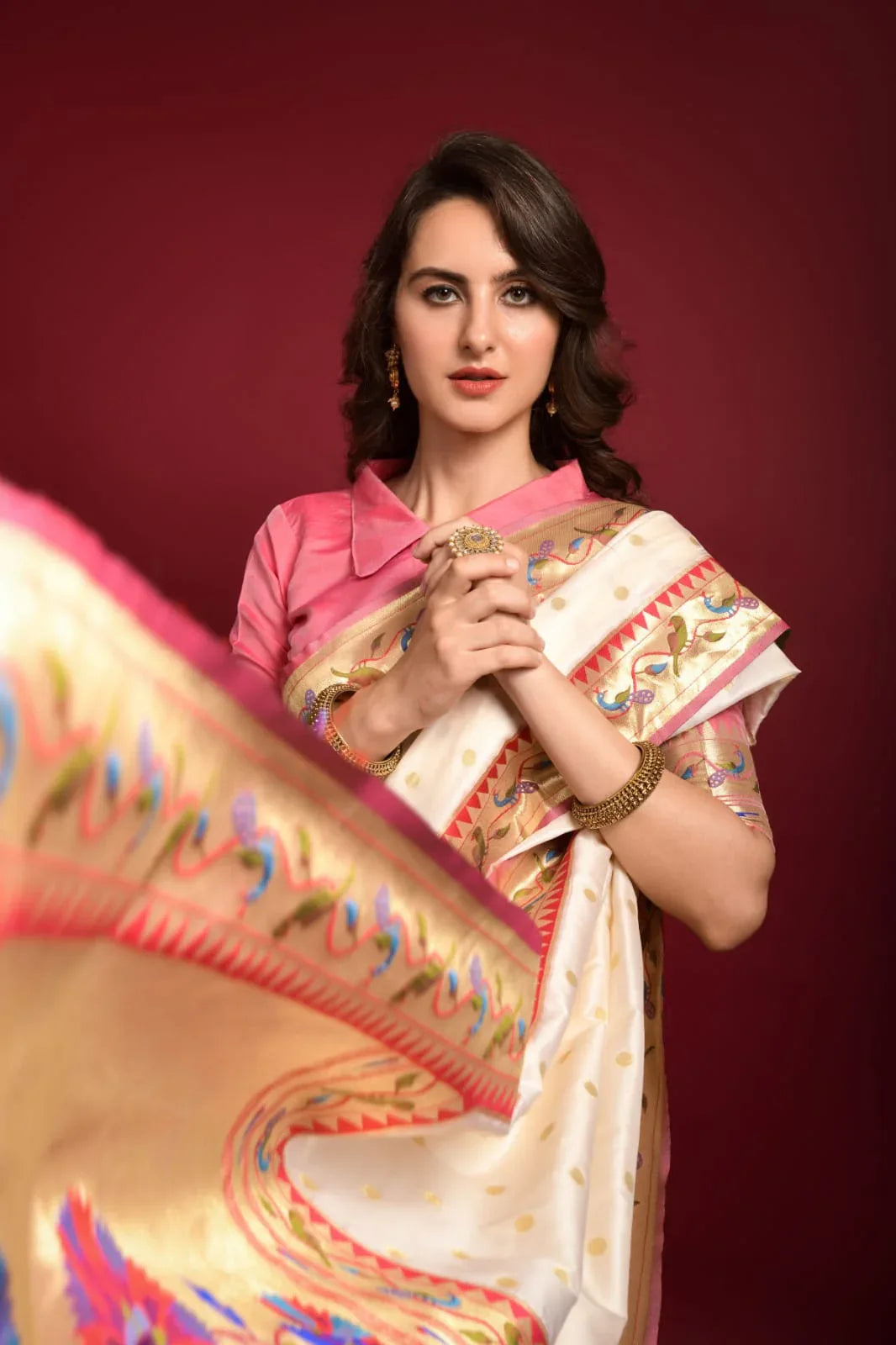 PARTY WEAR PURE PAITHANI SAREE Anant Tex Exports Private Limited