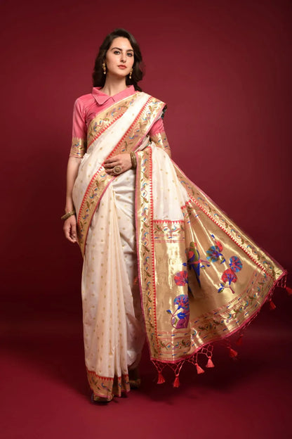 PARTY WEAR PURE PAITHANI SAREE Anant Tex Exports Private Limited