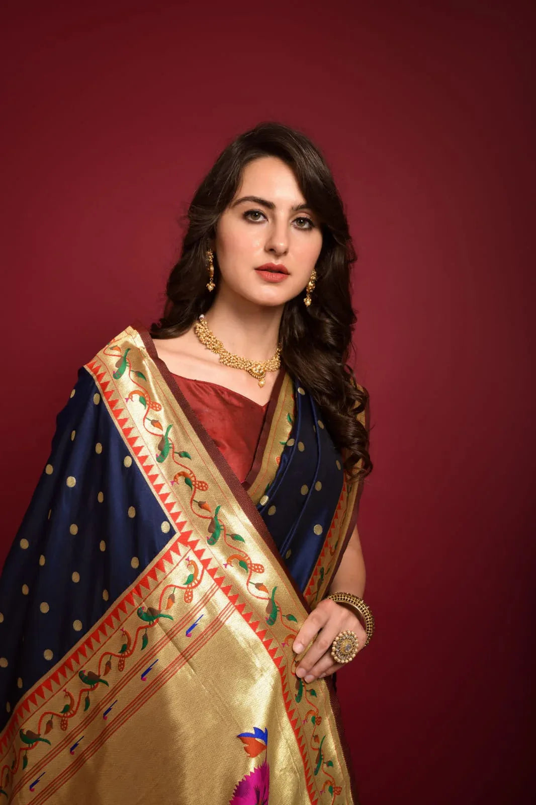 PARTY WEAR PURE PAITHANI SAREE Anant Tex Exports Private Limited
