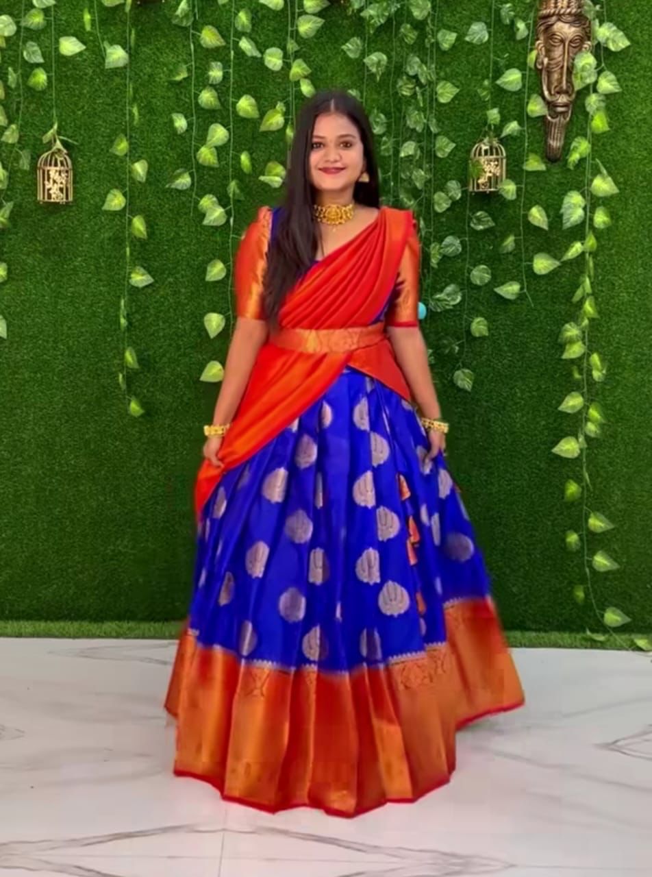 Kanjivaram Silk Zari Lehenga Anant Tex Exports Private Limited