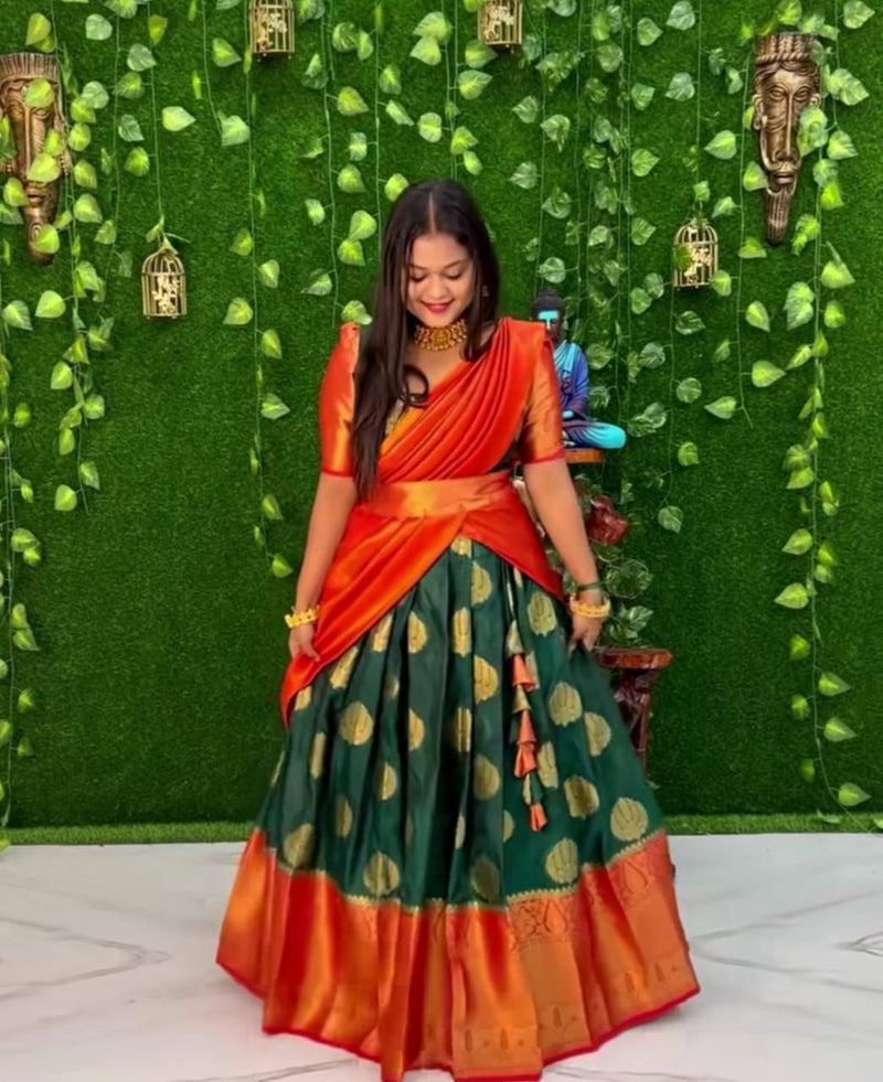 Kanjivaram Silk Zari Lehenga Anant Tex Exports Private Limited