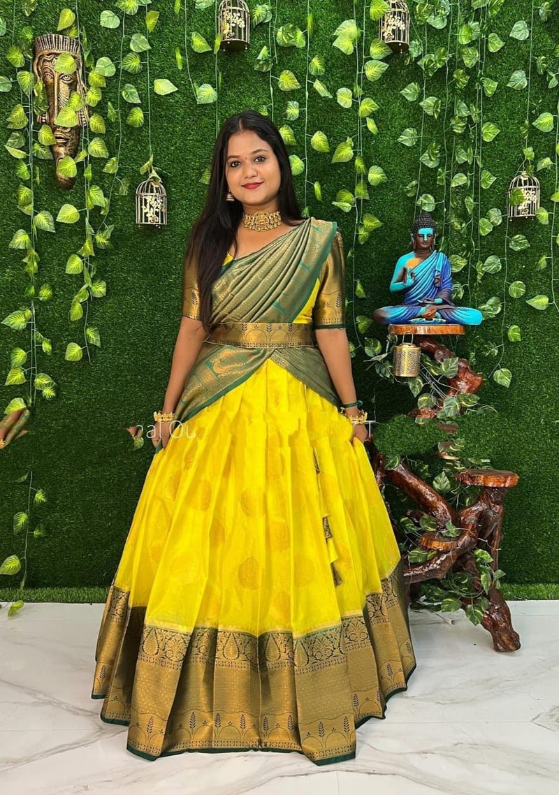 Kanjivaram Silk Zari Lehenga Anant Tex Exports Private Limited