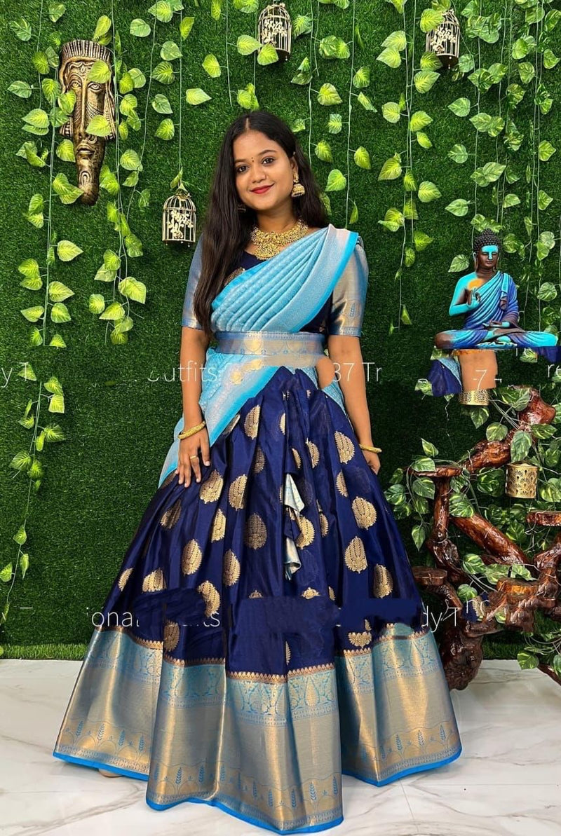 Kanjivaram Silk Zari Lehenga Anant Tex Exports Private Limited