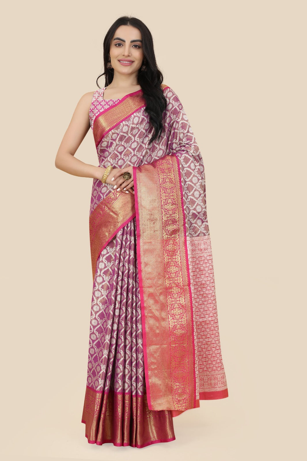 Kanchipuram Handloom Tissue Weaving Silk Saree Anant Tex Exports Private Limited