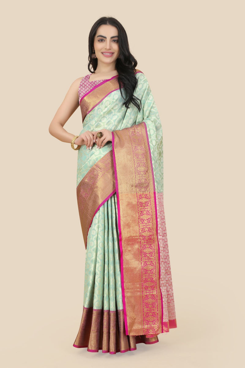 Kanchipuram Handloom Tissue Weaving Silk Saree Anant Tex Exports Private Limited