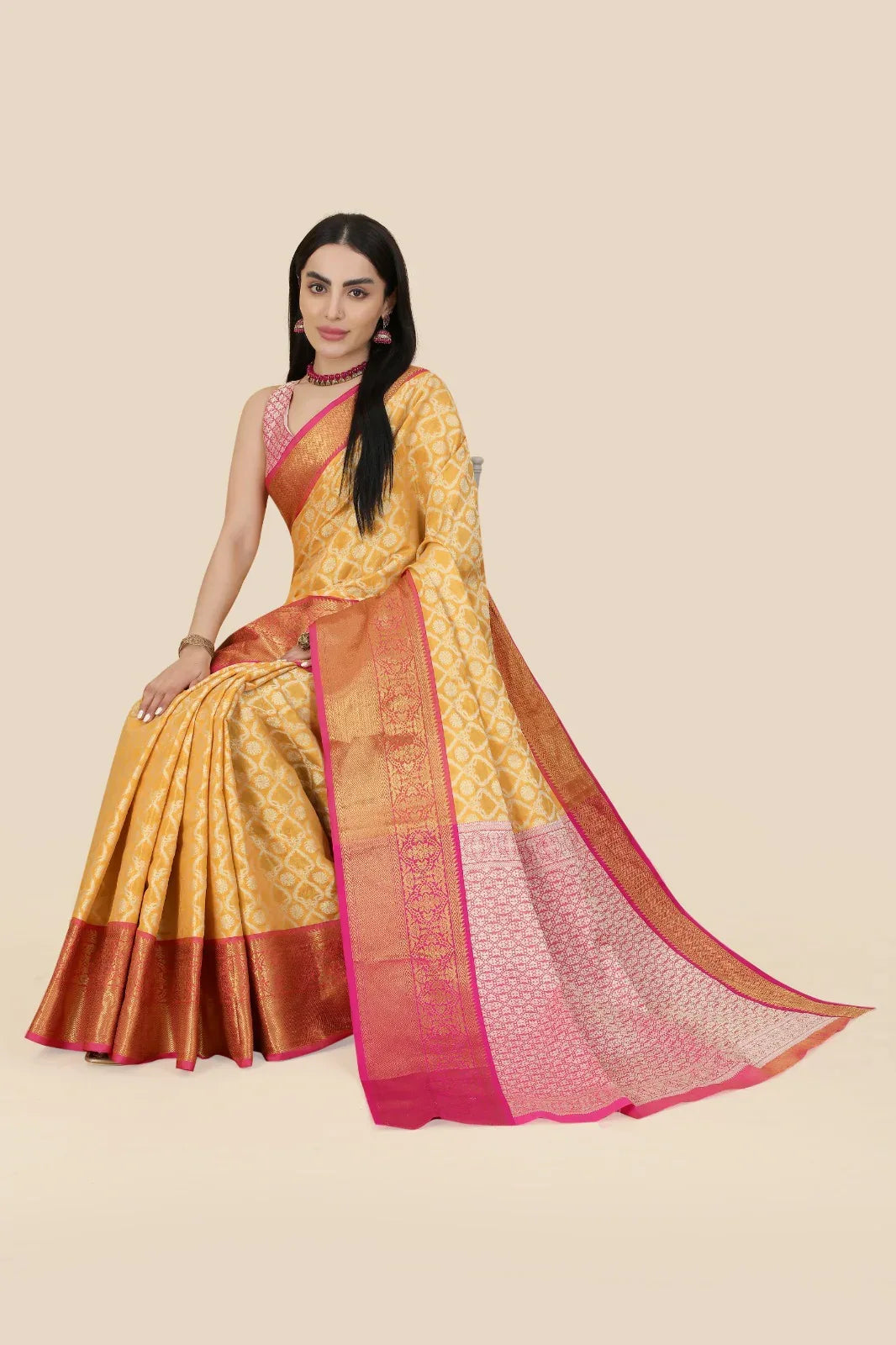 Kanchipuram Handloom Tissue Weaving Silk Saree Anant Tex Exports Private Limited