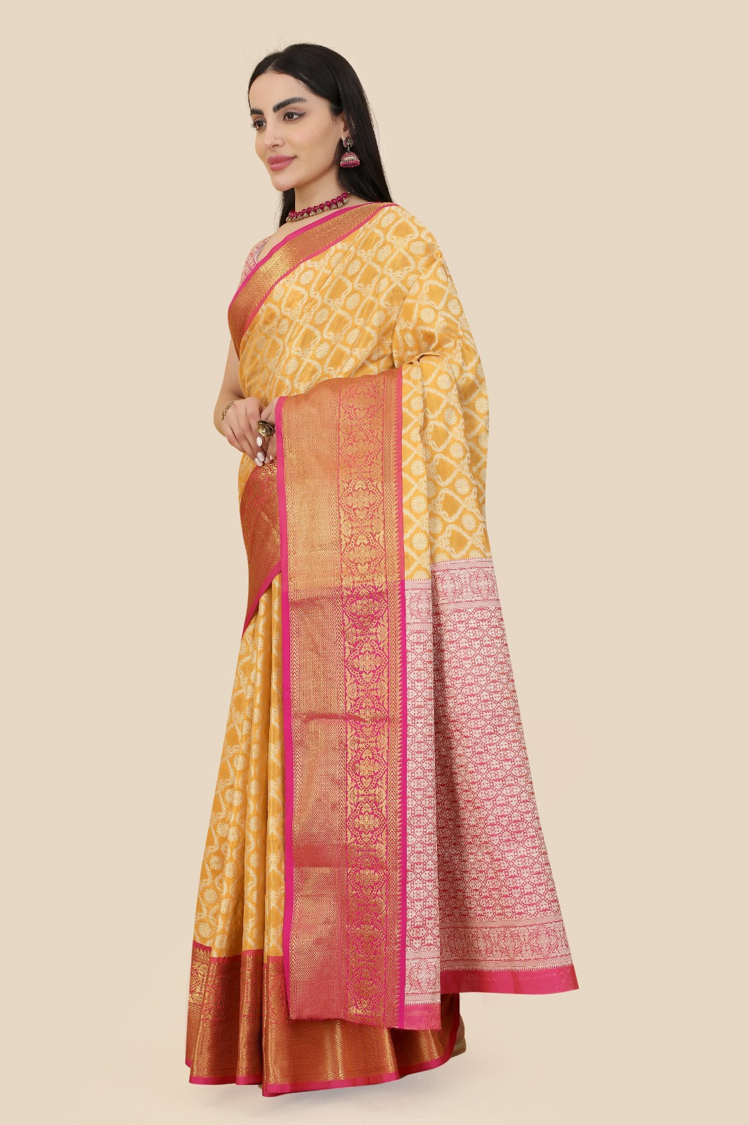 Kanchipuram Handloom Tissue Weaving Silk Saree Anant Tex Exports Private Limited
