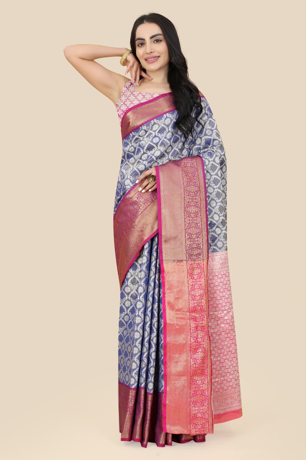 Kanchipuram Handloom Tissue Weaving Silk Saree Anant Tex Exports Private Limited