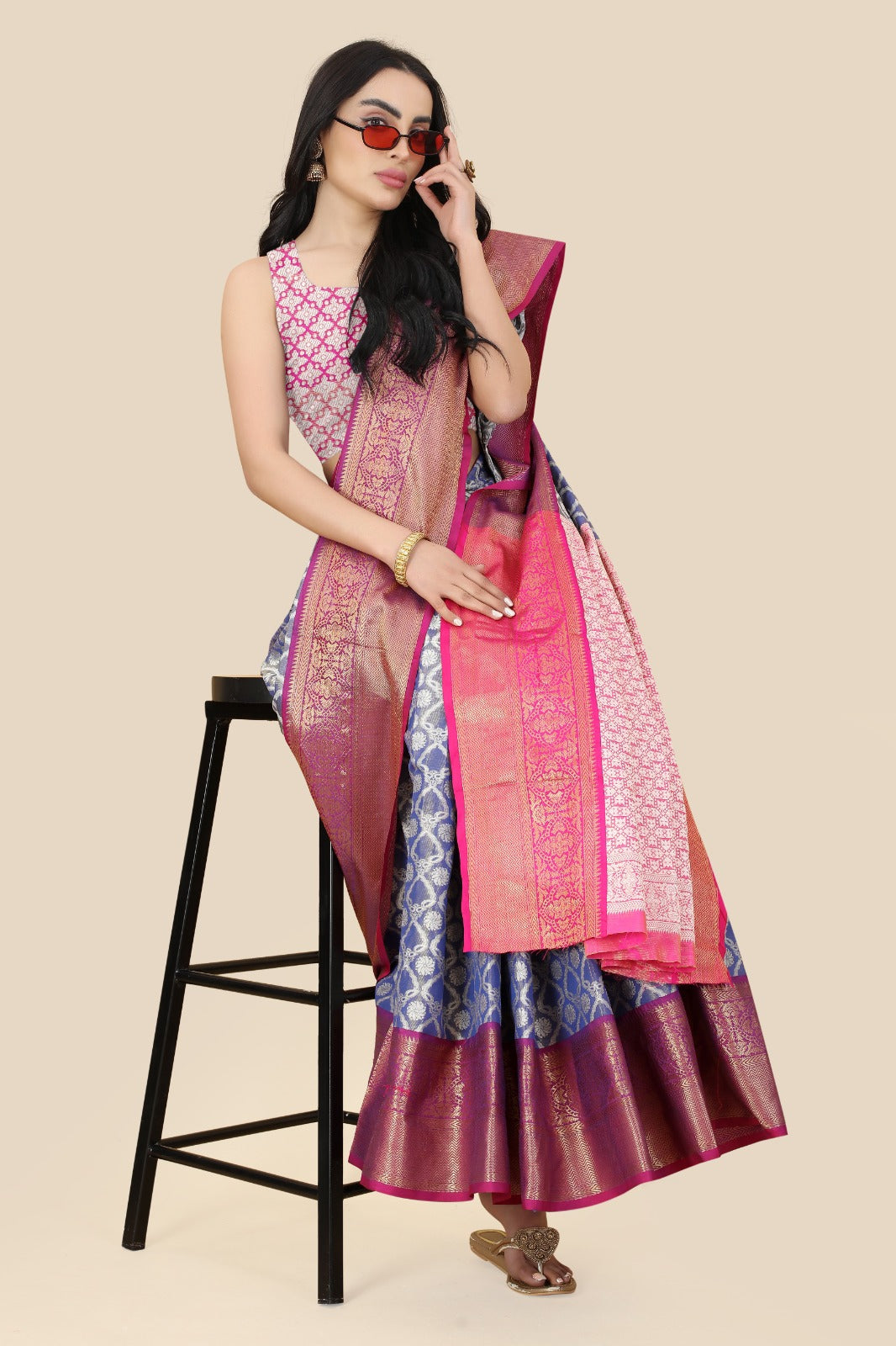 Kanchipuram Handloom Tissue Weaving Silk Saree Anant Tex Exports Private Limited